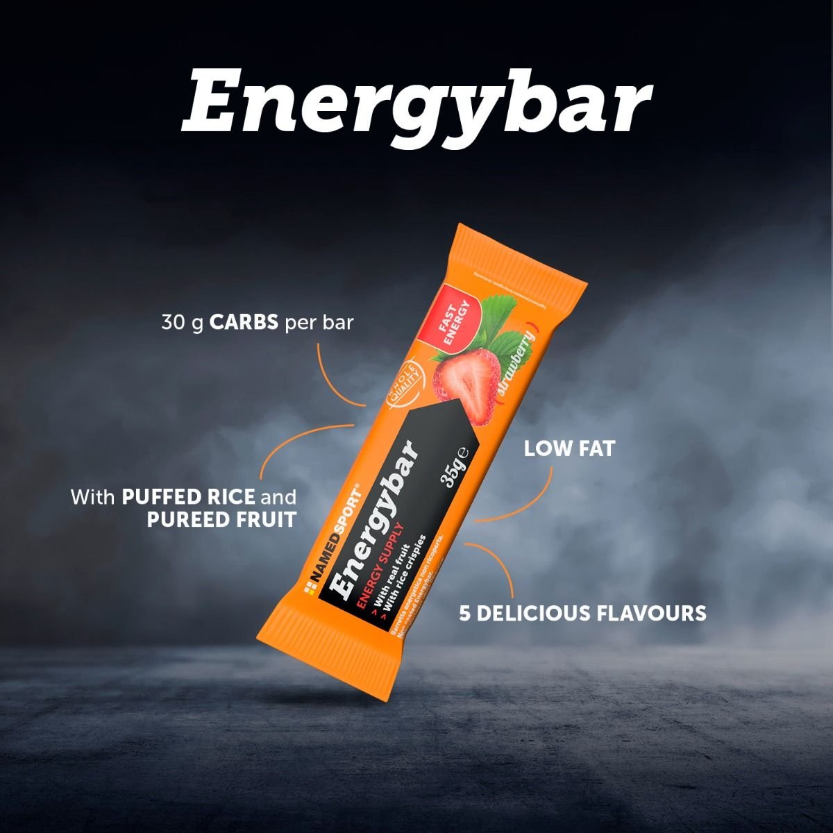 ENERGYBAR> Strawberry, 35 gr, Named Sport