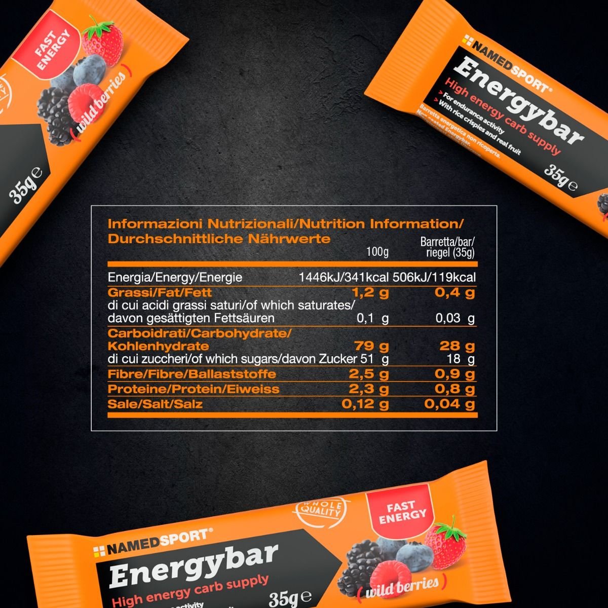 ENERGYBAR> Wild Berries, 35 gr, Named Sport