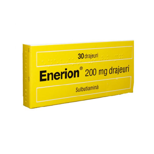 Enerion, 200 mg, 30 drajeuri, Laboratoires Servier-
