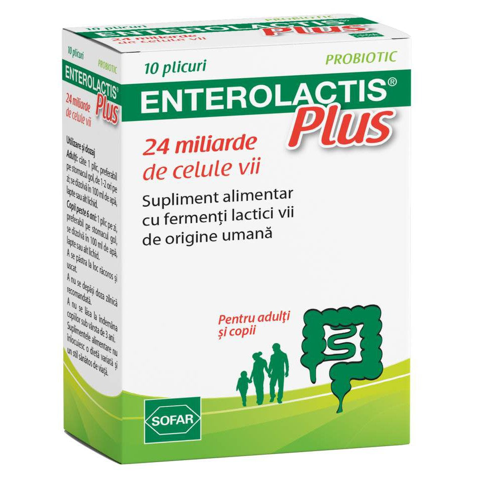 Enterolactis Plus, 10 plicuri, Sofar