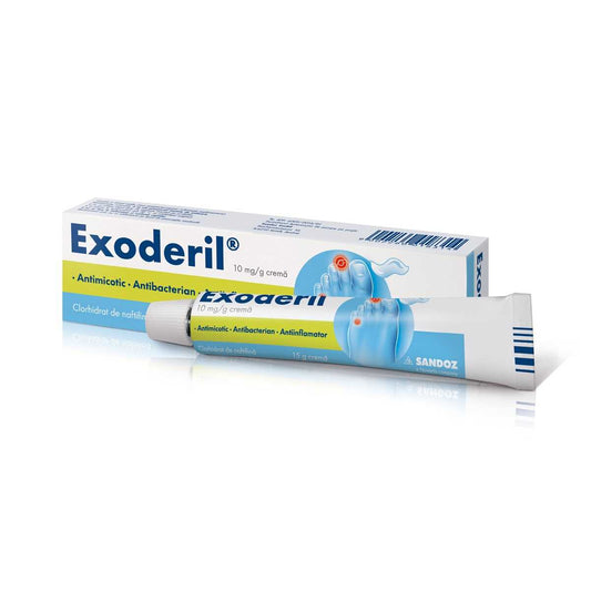 Exoderil crema, 10 mg/g, 15 g, Sandoz-