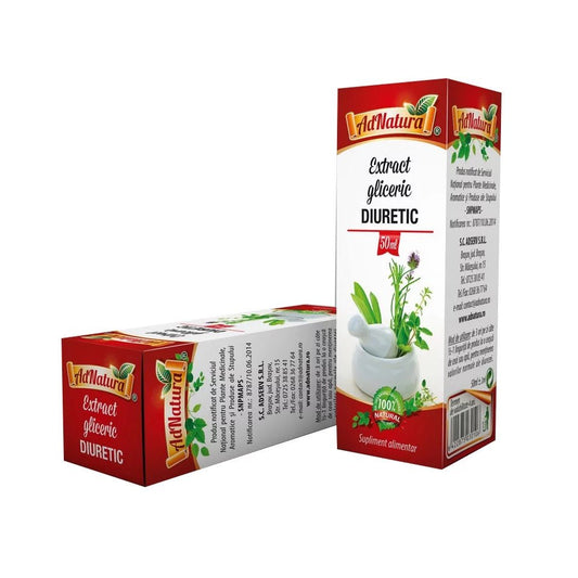 Extract gliceric diuretic, 50 ml, AdNatura-
