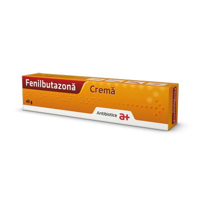 Fenilbutazona Atb crema, 40 mg/g, 40 g, Antibiotice SA-