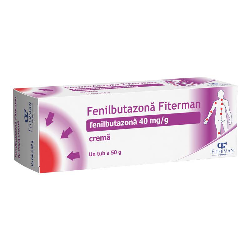 Fenilbutazona crema, 40 mg/g, 50 g, Fiterman-