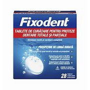 Fixodent, Tablete de curatare pentru proteze dentare, 28 tablete