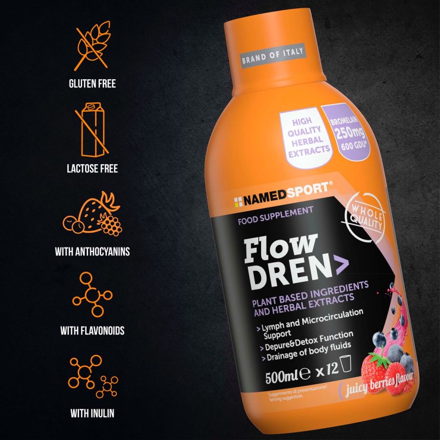 FLOWDREN>, 500 ml, Named Sport