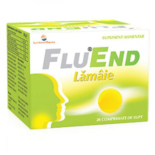 FluEnd lamaie, 20 comprimate, Sun Wave Pharma