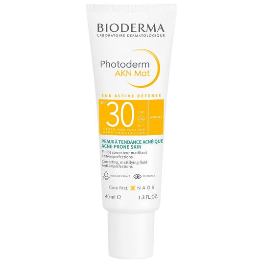 Fluid matifiant si corector AKN Mat SPF30 Photoderm, 40 ml, Bioderma