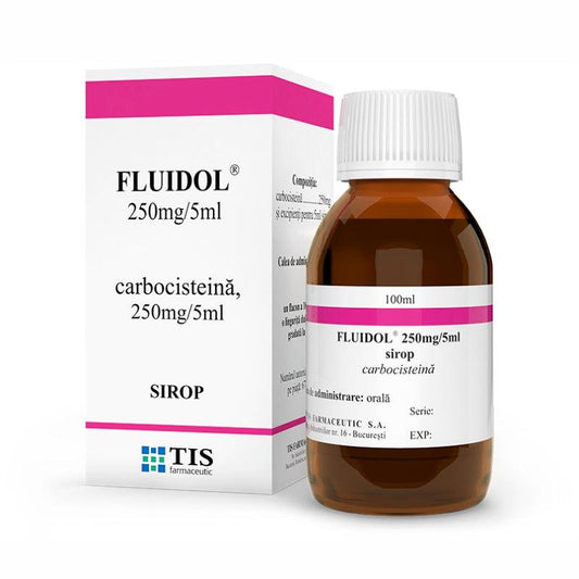 Fluidol sirop, 250ml/5ml, 100 ml, Tis Farmaceutic-