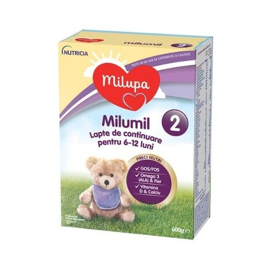 Formula de lapte de continuare Milumil PreciNutri, +6 luni, 600 gr, Milupa-