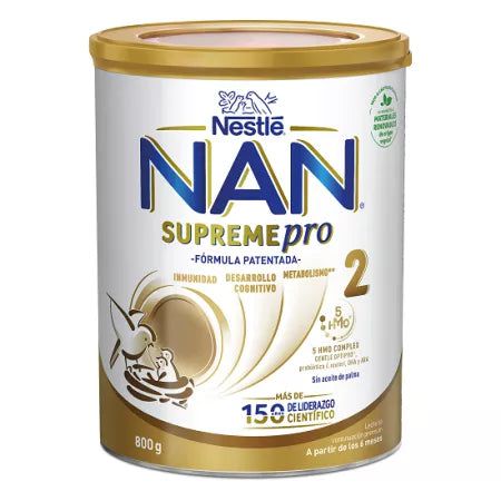 Formula de lapte praf Nan 2 Supreme Pro, +6 luni, 800 g, Nestle-