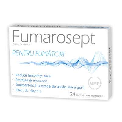 Fumarosept, 24 comprimate masticabile, Zdrovit