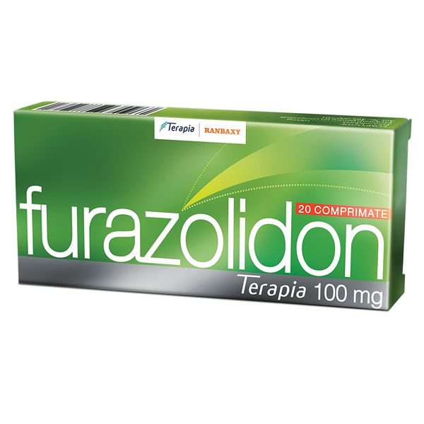 Furazolidon, 100 mg, 20 comprimate, Terapia-