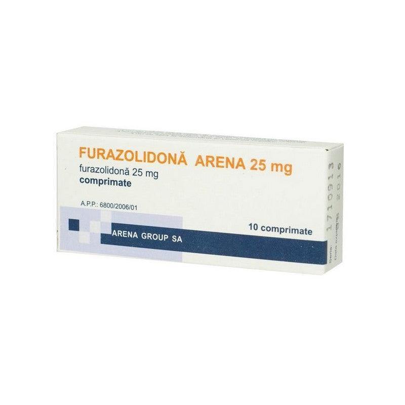 Furazolidona Arena, 25 miligrame, 10 comprimate, Arena Group-