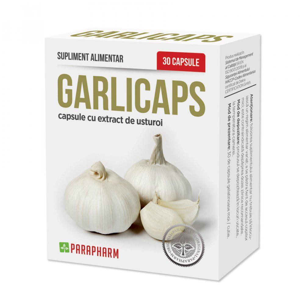 Garlicaps, 30 capsule, Parapharm-