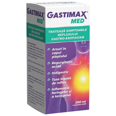 Gastimax Med suspensie orala, 200 ml, Fiterman