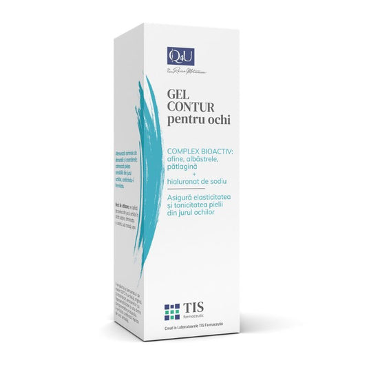 Gel contur pentru ochi NutriTis Q4U, 20 ml, Tis Farmaceutic