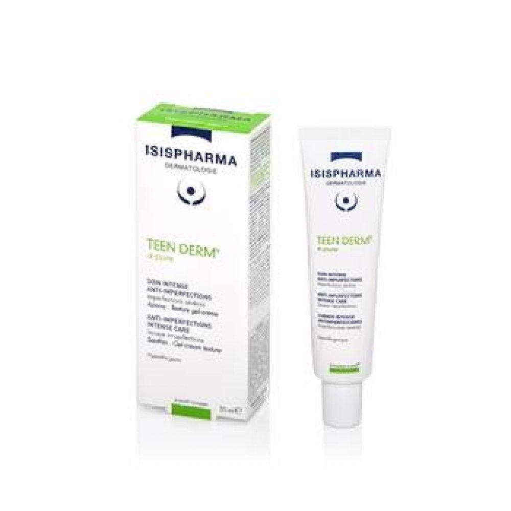 Gel crema pentru acnee severa Teen Derm Alpha Pure, 30 ml, Isis Pharma