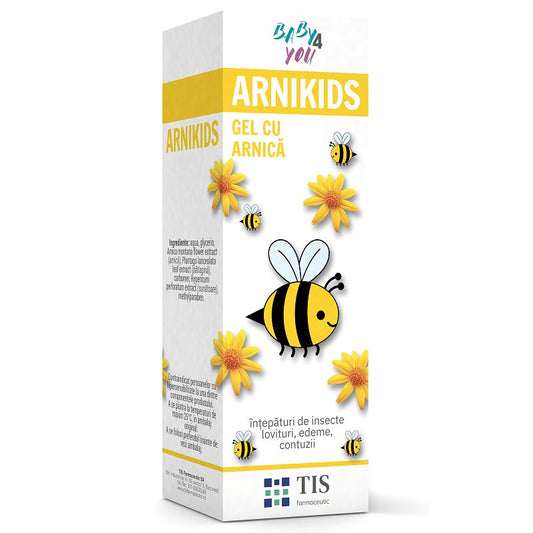 Gel cu arnica pentru copii Arnikids Baby 4 You, 20 ml, Tis Farmaceutic