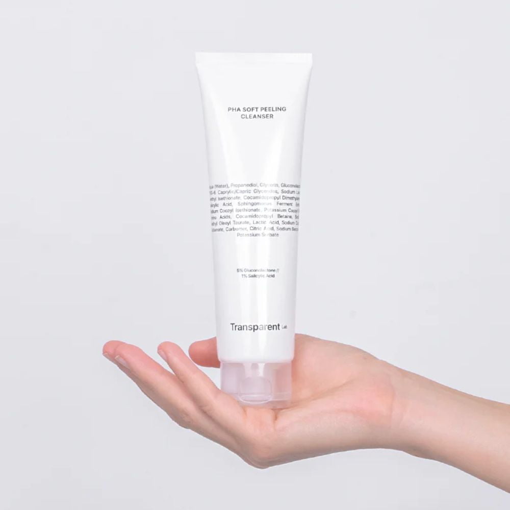 Gel de curatare cu efect exfoliant si PHA, 150 ml, Transparent Lab