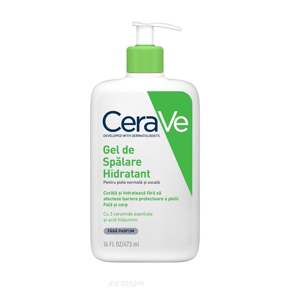 Gel de curatare hidratant pentru piele normala-uscata, 473 ml, CeraVe-