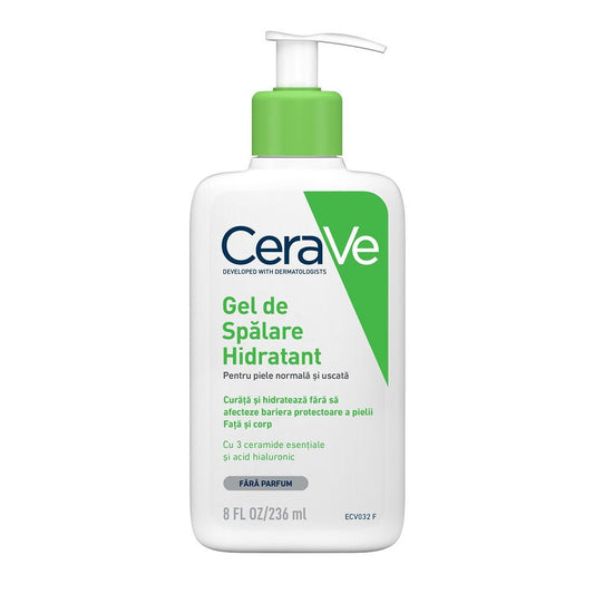 Gel de spalare hidratant pentru piele normala si uscata, 236 ml, CeraVe - 3337875597180