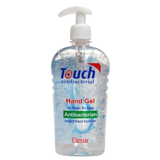 Gel dezinfectant pentru maini Touch, Clasic cu efect antibacterian, 500 ml