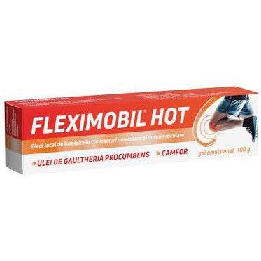 Gel emulsionat Fleximobil Hot, 100g, Fiterman-