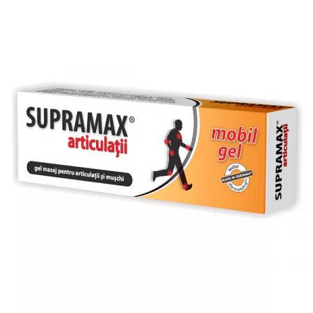 Gel masaj pentru articulatii si muschi - Supramax, 100 ml, Zdrovit