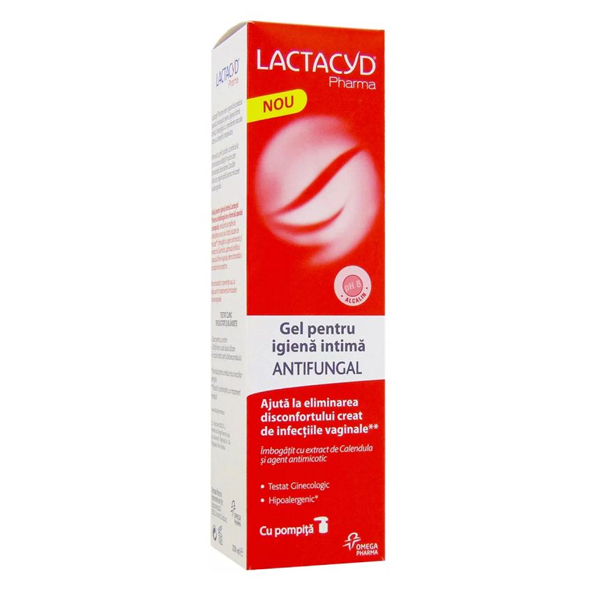 Gel pentru igiena intima Antifungical Lactacyd, 250 ml, Perrigo-
