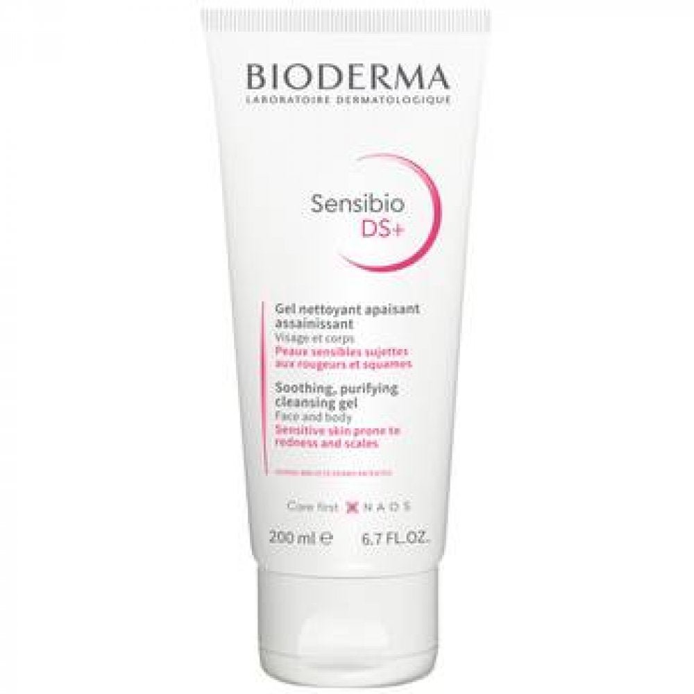 Gel spumant purifiant Sensibio DS+, 200 ml, Bioderma-