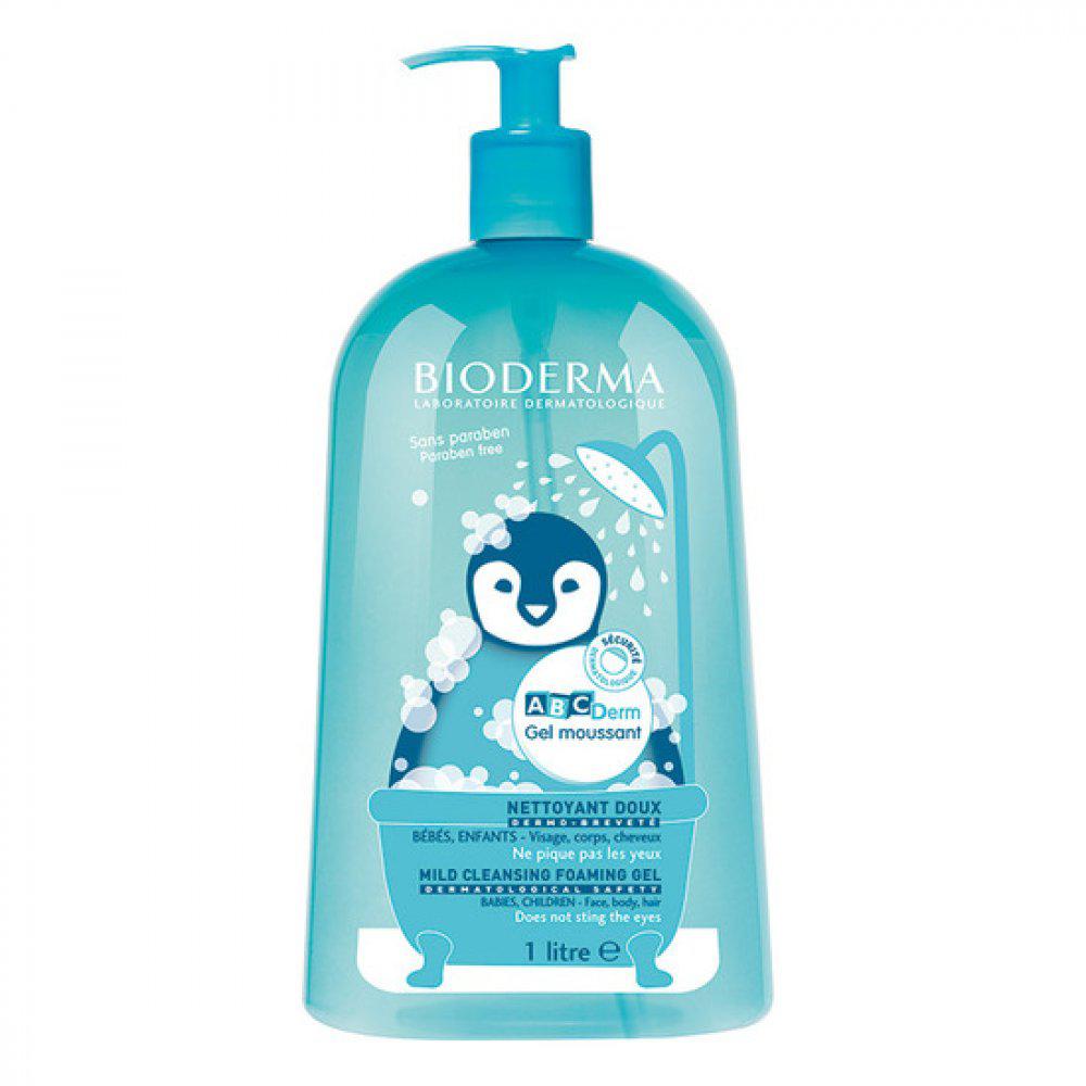 Gel spumant ABCDerm, 1L, Bioderma