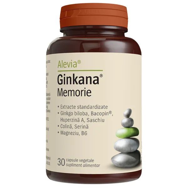 Ginkana Memorie, 30 capsule, Alevia