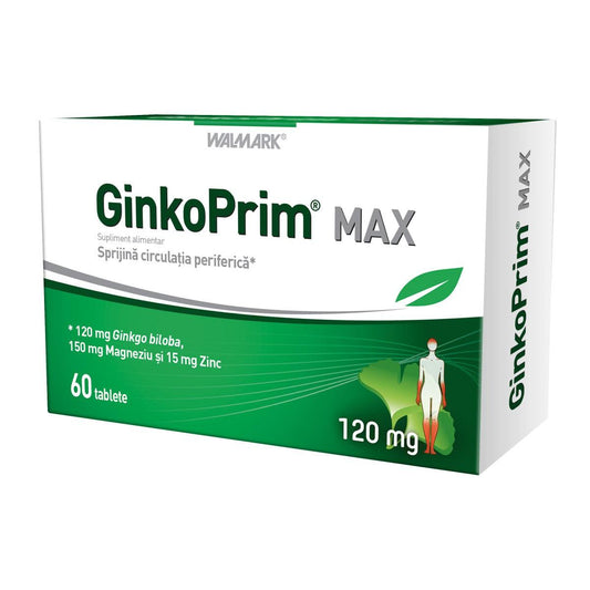 GinkoPrim Max 120mg, 60 tablete, Walmark-