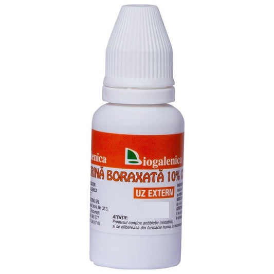 Glicerina Boraxata 10%, 25g, Biogalenica-