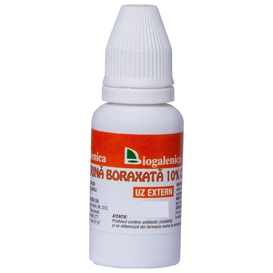 Glicerina Boraxata 10%, 25g, Biogalenica