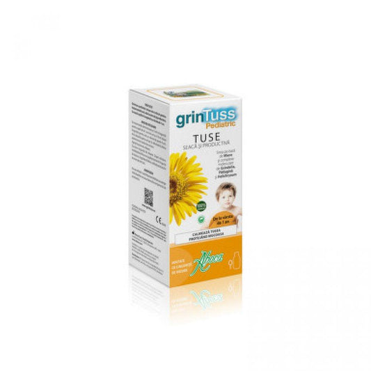 GrinTuss Pediatric sirop de tuse pentru copii, 180 mililitri, Aboca