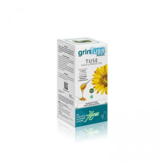 GrinTuss sirop de tuse pentru adulti, 180 mililitri, Aboca