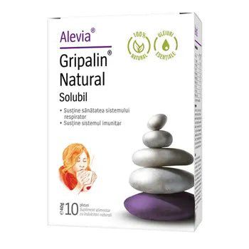 Gripalin natural solubil, 10 plicuri, Alevia