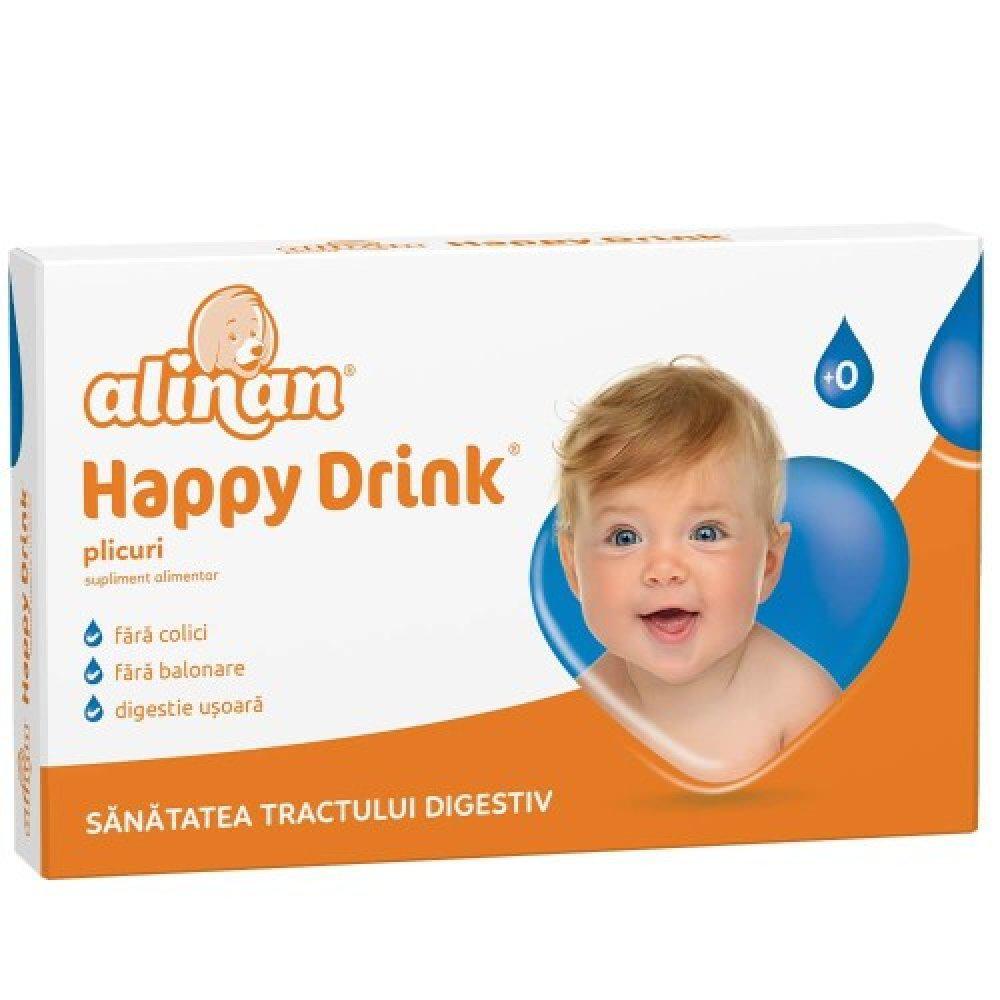 Happy Drink Alinan, 12 plicuri, Fiterman Pharma-