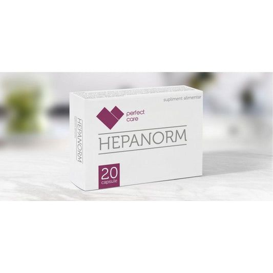 Hepanorm (Adjuvant Hepatoprotector), 20 Capsule, Perfect Care-