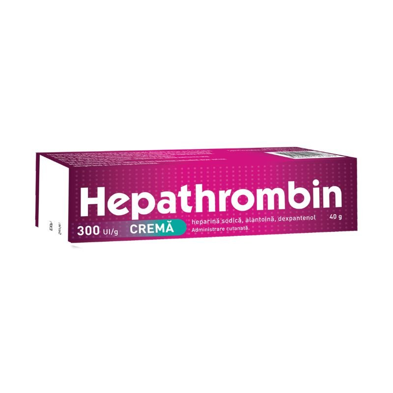 Hepathrombin crema, 300UI/g, 40 g, Hemofarm-