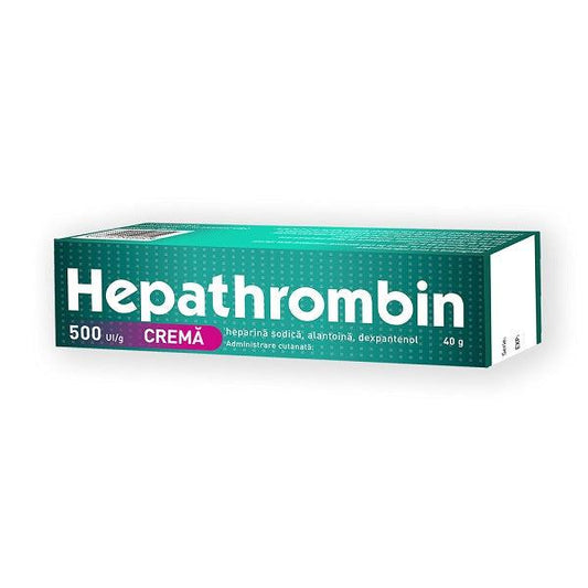 Hepathrombin crema, 500UI/g, 40 g, Hemofarm-