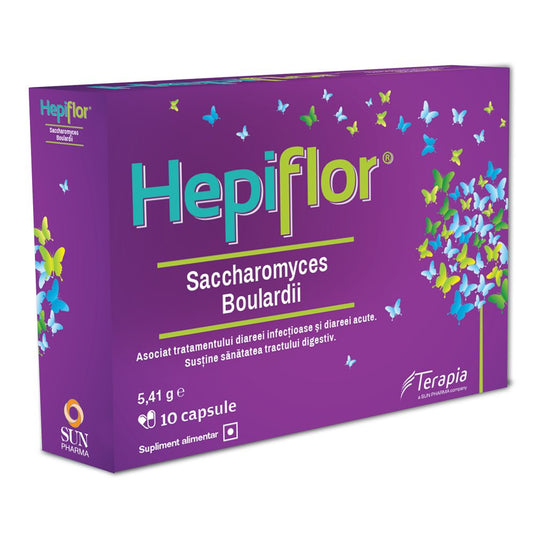 Hepiflor Saccharomyces Boulardii, 10 capsule, Terapia-