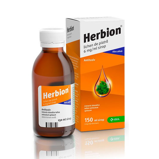 Herbion lichen de piatra, 6 mg/ml, 150 ml, Krka-