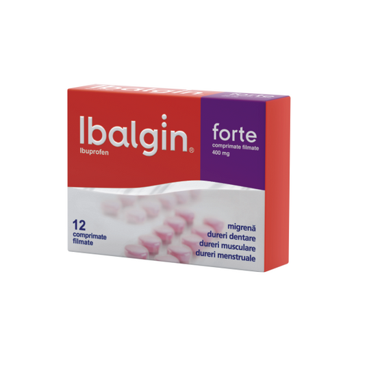 Ibalgin Forte, 400 mg, 12 comprimate filmate, Sanofi