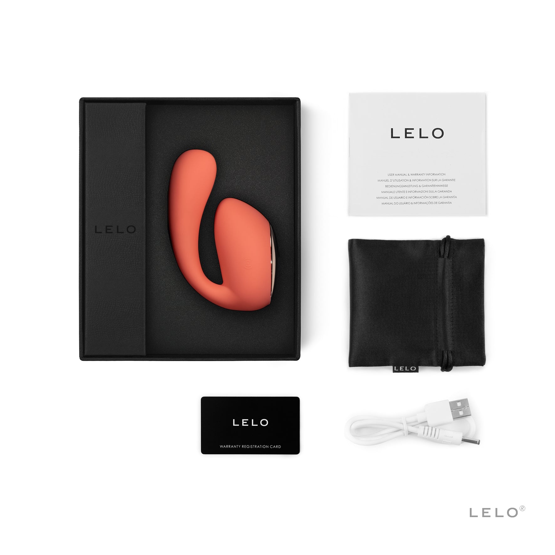 Ida Wave Coral Red, Lelo