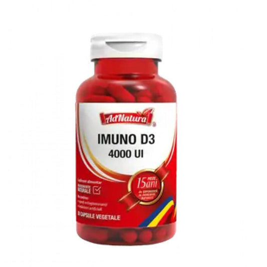 IMUNO D3, 4000 UI, 30 capsule, AdNatura-