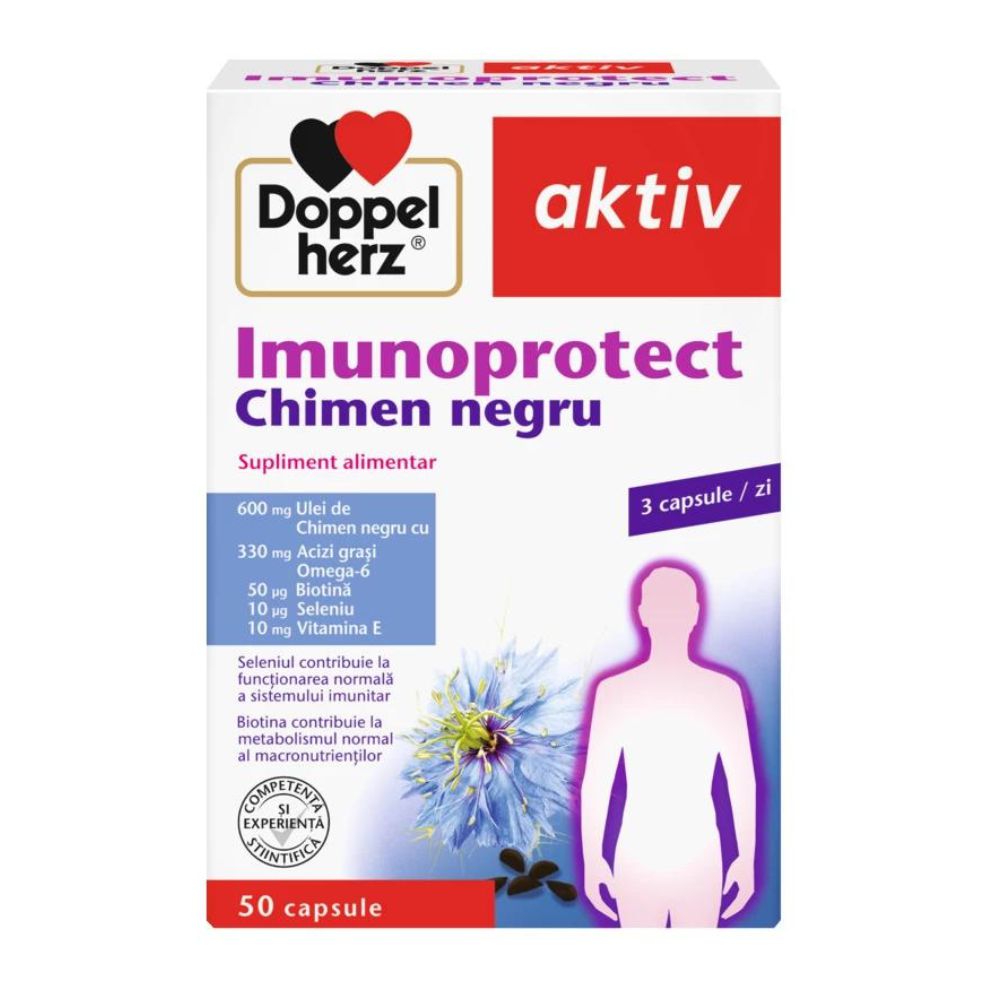 Imunoprotect cu chimen negru, 50 capsule, Doppelherz