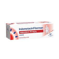 Indometacin crema, 40 mg/g, 50 g, Fiterman - 5944732011222